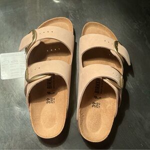 Birkenstock Arizona Sandcastle Tan Big Buckle Sandals EU39